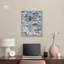 Winter Beach Seashore Canvas Modern Blue Abstract Art by Orren Ellis-2111449827-2103479541