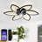 Flower-shaped Led Ceiling Fan With Remote-1832091738
