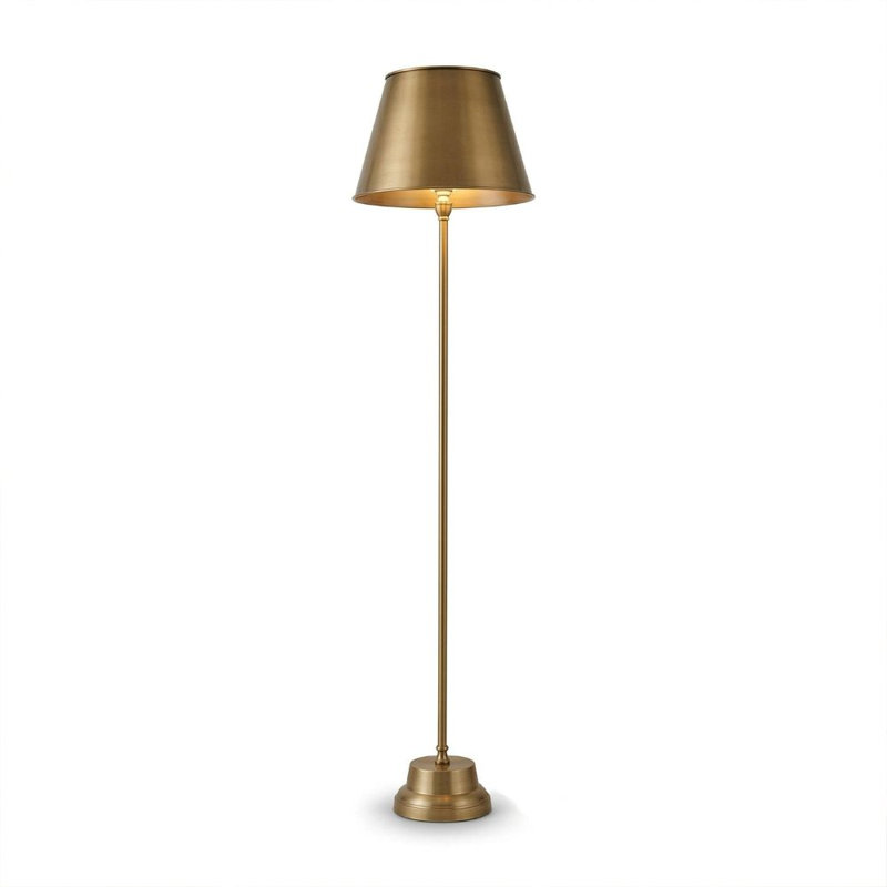 136cm Bronzed Traditional Floor Lamp