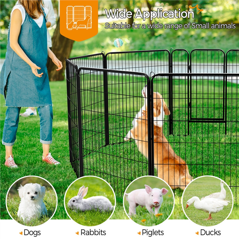 Yaheetech 8 Panel Dog Pen & Reviews | Wayfair