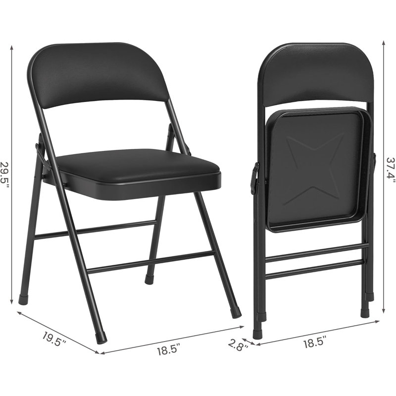Folding Chair, Black