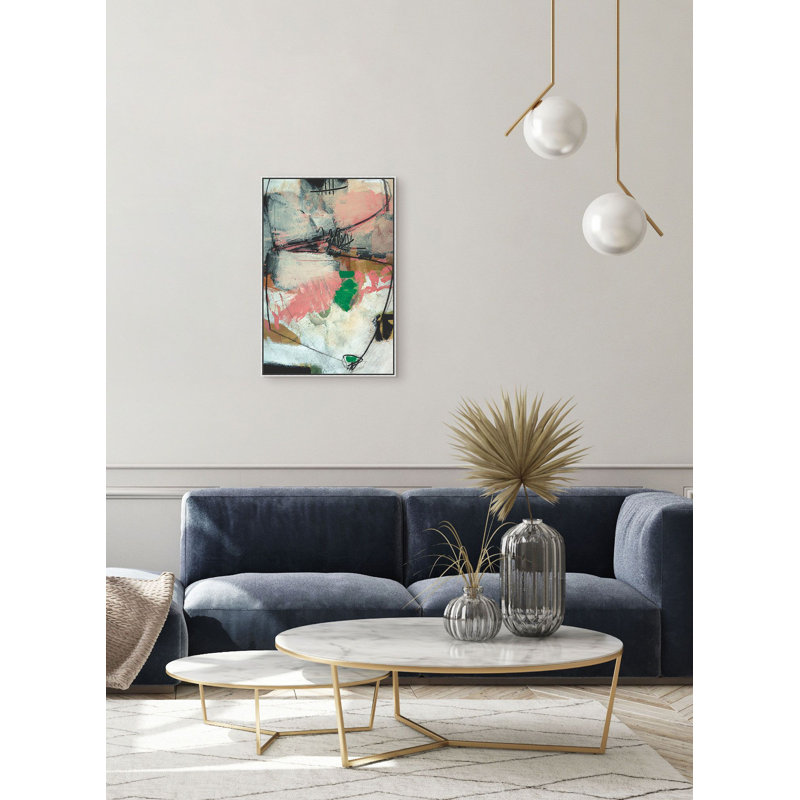 Heeded Intuition 1 Framed Print Canvas, 44" H x 30" W x 3" D