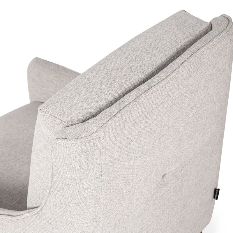 Fauteuil à oreilles en lin l 27,6 po Wynnedale