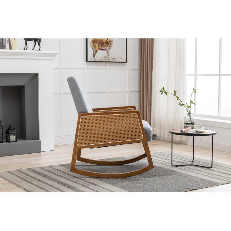 Chaise berçante Janise, Light Grey