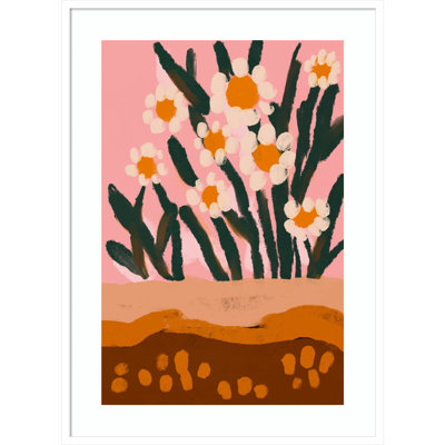 Galya "Pastel Flower Impression No 3" Print
