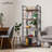 5 Tier Bookshelf, 24 Inch Width Free Standing Shelf, Bookcase Shelf Storage Organizer, Industrial Book Shelves for Home Office, Living Room, Kitchen, Rustic Oak