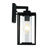 1 - Light Ip23 Rectangle Lantern Outdoor Wall Light With Glass