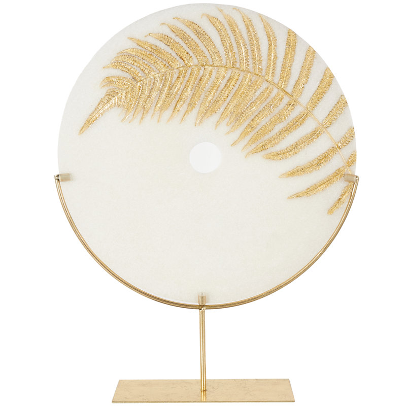 Sculpture ronde et blanche Cole Cole Grey