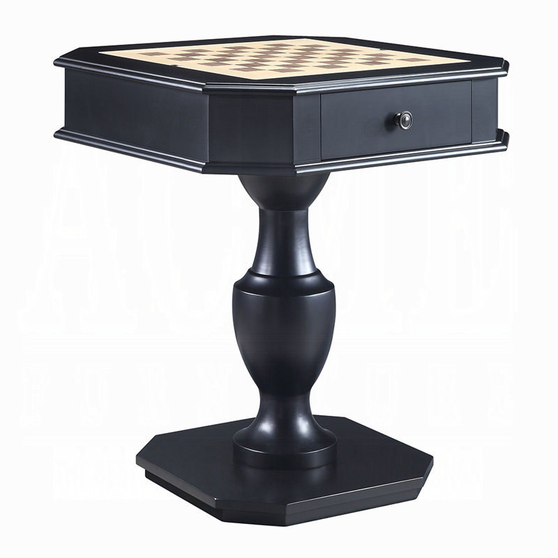 Table de jeu Terrace en blanc, H 27,85 po x l 27,85 po x P 29,73 po