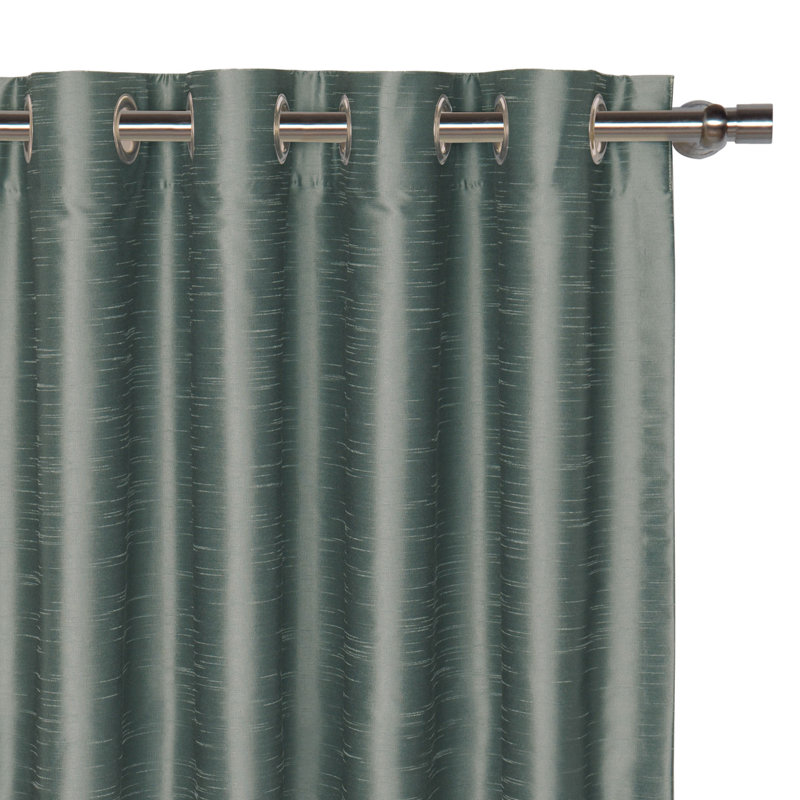 Edris Room Darkening Curtain, 96" x 96", Mineral