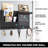 Solid Wood Wall Organizer with Key Hooks
