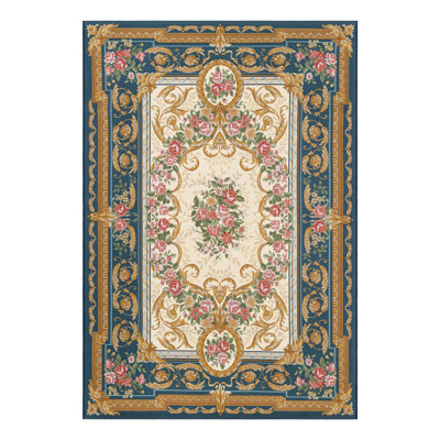 Indoor/Outdoor Traditional Area Rug