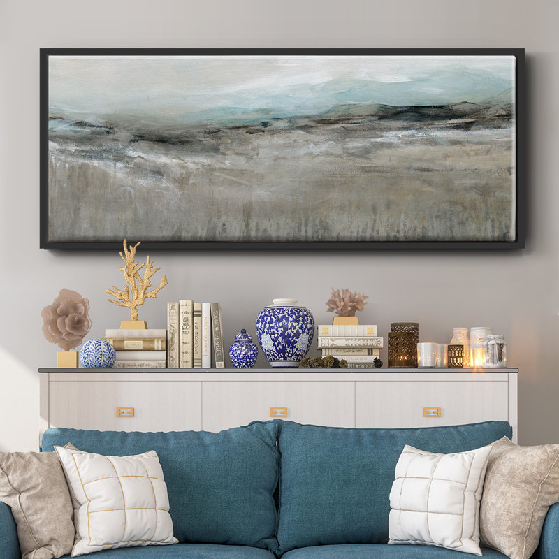Distant Foothills- Framed Canvas