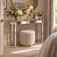 Aadan 120cm Silver Mirrored Console Table