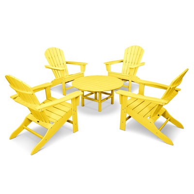 POLYWOOD South Beach 5-Piece Conversation Group