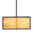 4 - Light Brown/Black Pendant