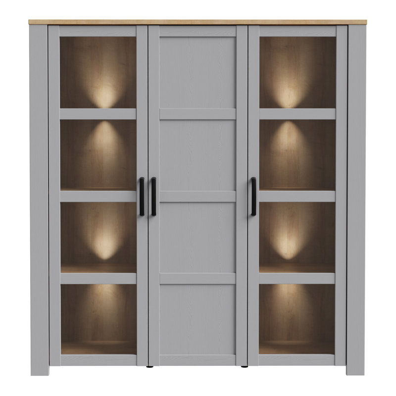 Sighild Display Cabinet, Grey