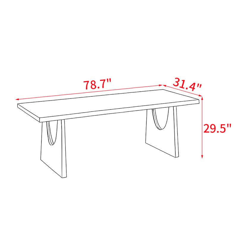 Laquise, 29.5"H x 78.7"L x 31.4"W