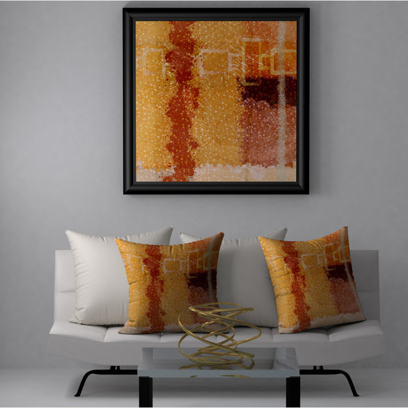 Housse de coussin carrée/insert, 18 po x 18 po
