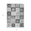 Tapis intérieur / extérieur gris et gris anthracite lavable 8 pi x 10 pi