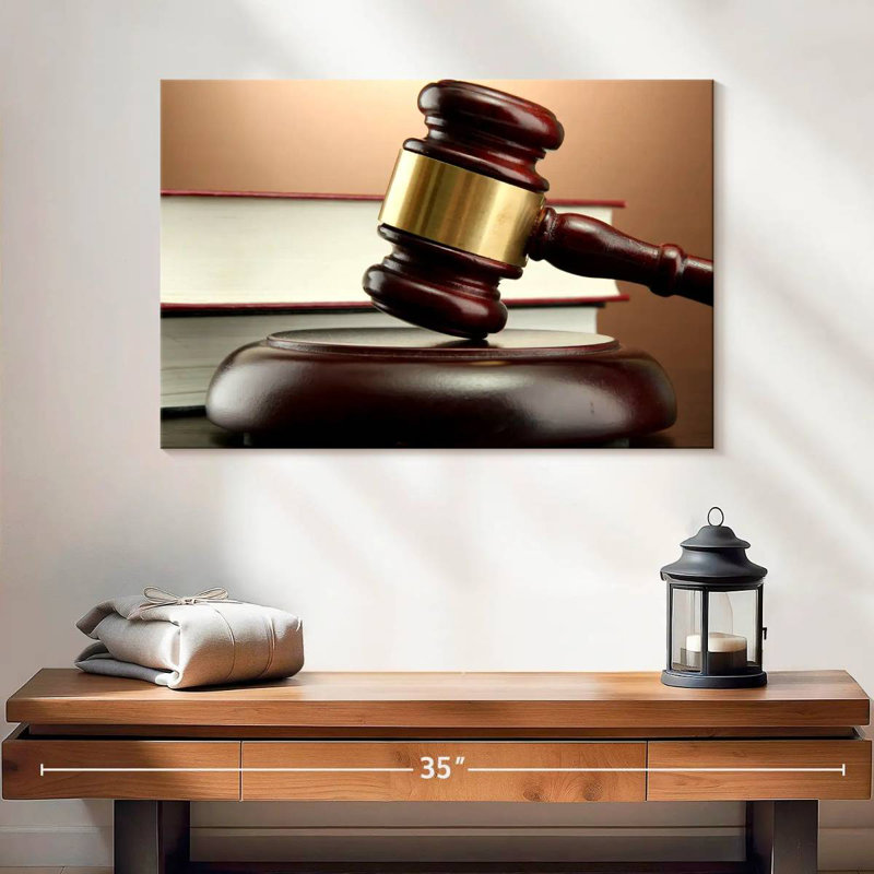 Alcaraz Law, 16" H x 24" W