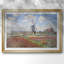 Tulip Fields with the Rijnsburg Windmill-Claude Monet - reproduction d'art encadrée avec passe-partout et verre - 1886-534353906-534353908-534353914