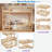 Wood Bunk Bed With Ladder And Guardrails-257992987
