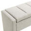 Banc de lit moderne avec rangement