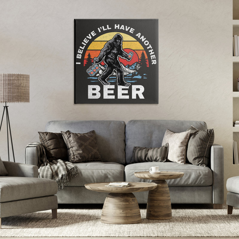 Art mural sur toile, "Autre bière" par Jedco Brands, Inc., H 30 po x l 30 po