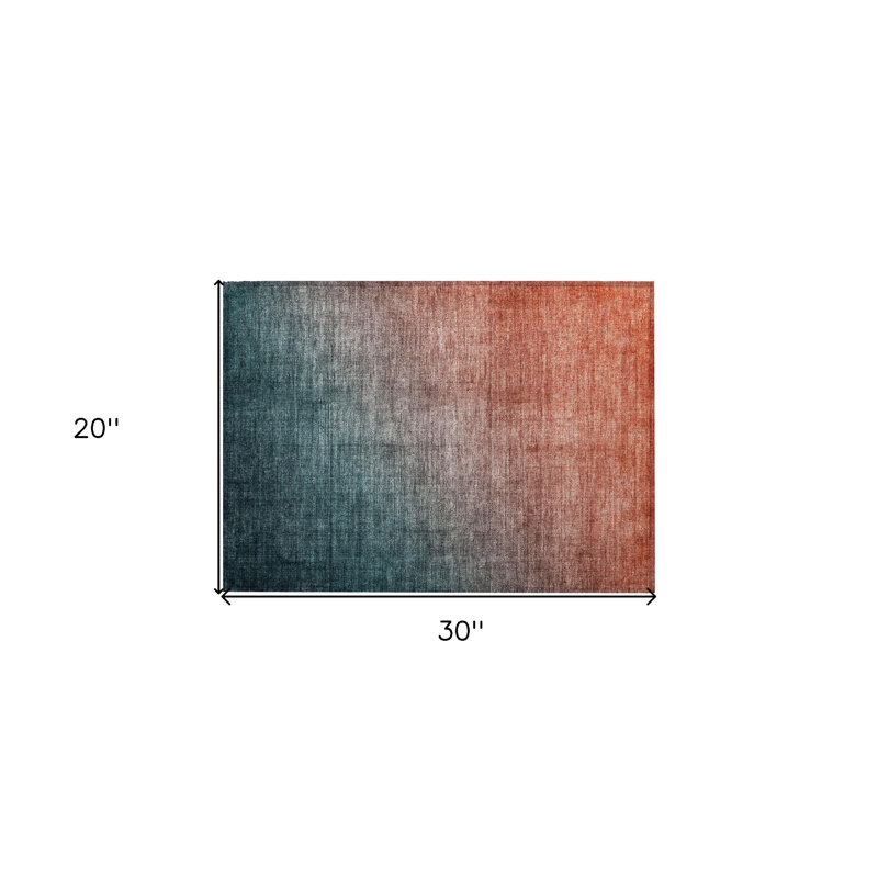 Tapis rectangulaire Marvaa avec envers antidérapant