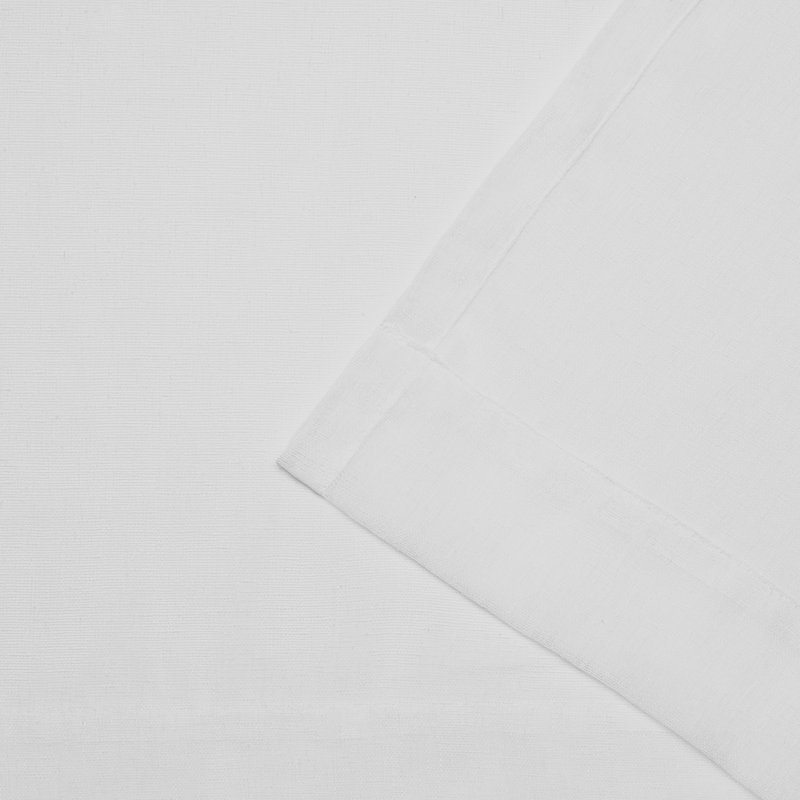 Lusetta Semi-Sheer Curtain Panel Pair, Winter White, 30" W x 63" L
