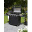 Norfolk Grills 4 - Burner Liquid Propane Gas Grill with Side Burner and Cabinet