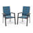 Alyah Stacking Aluminum Patio Dining Armchair-1523490422