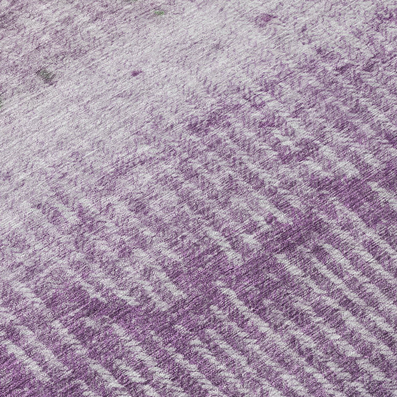 Machine Washable Indoor/Outdoor Chantille ACN2811 Modern Rug, 9' x 12', Purple