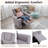 Kids Recliner with Cup Holder with Adjustable Backrest & Footrest Gray-23552787