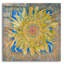 «Golden Flower» par Sharon Pitts, art mural en verre acrylique-1463414060
