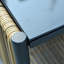 Ensemble de canapé en osier 2 places avec coussin et table New Comming