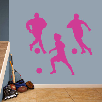 Adhésif décoratif footballeurs