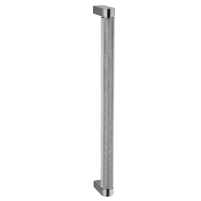 Kent Knurled 12" Satin Nickel Appliance Pull