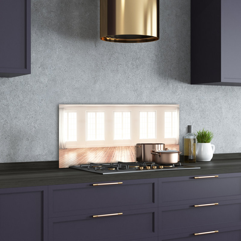 Lukach 50cm W x 100cm L Glass Peel and Stick Panel