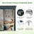 5 Ft. W X 3 Ft. D Outdoor Metal Storage Shed-112014287