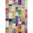 Riebe Patchwork Machine Made Flatweave Polyester Area Rug in Gray/Green/Purple-1551336050