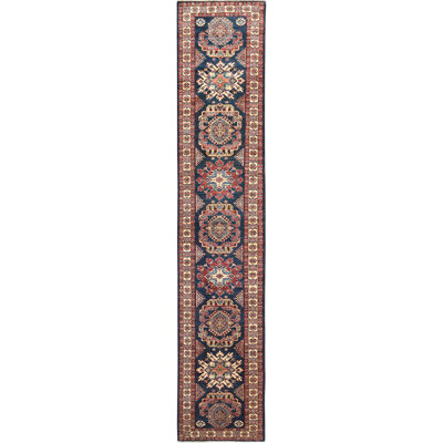 Arntraud One-of-a-Kind 2'7" X 13'6" New Age Runner Wool Area Rug