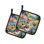Caroline's Treasures Floral Polyester Potholder Set