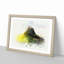 Holy Island Lindisfarne in Abstract - Picture Frame Graphic Art Print-55763660-55763661