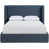 Navy Linen Textured Fabric