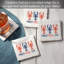 Ensemble de 4 sous-verres Pinch Peel Eat