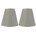 Pleated Cream Faux Silk