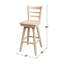 Tabouret de bar et de comptoir Delmontez-43807967