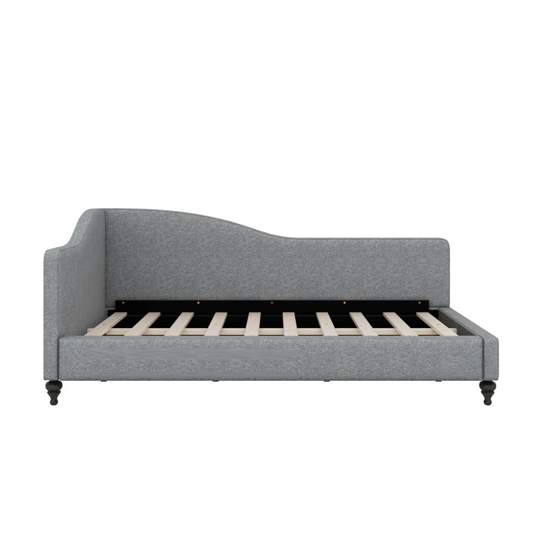 Full Size L-Shaped Daybed, Gray, Full/Double